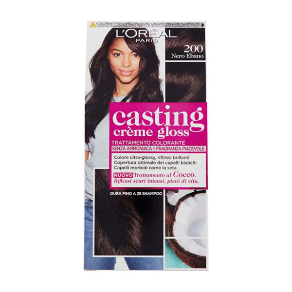 L'Oreal Paris Tinta Per Capelli Casting Creme Gloss Senza Ammoniaca -N 200 Nero Ebano