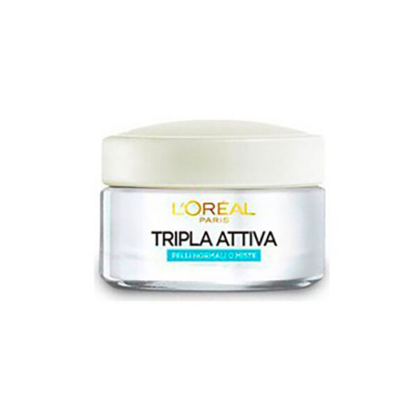 L'Oreal Paris Tripla Attiva Crema Idratante Protettiva Pelli Normali o Miste -50 ml