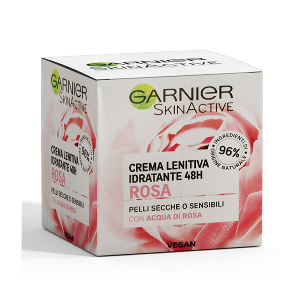 Garnier Skin Active Crema Lenitiva Idratante Acqua di Rosa -50 ml