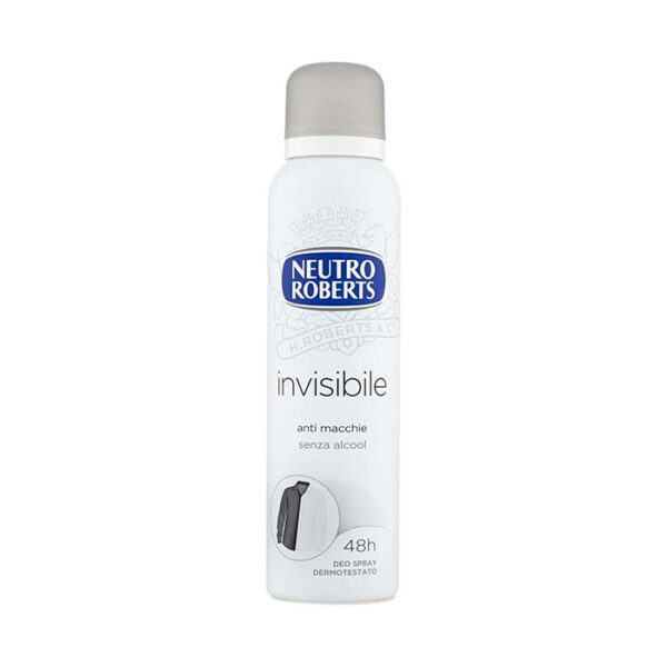 Neutro Roberts Deodorante Spray Invisibile Anti Macchia -150 ml