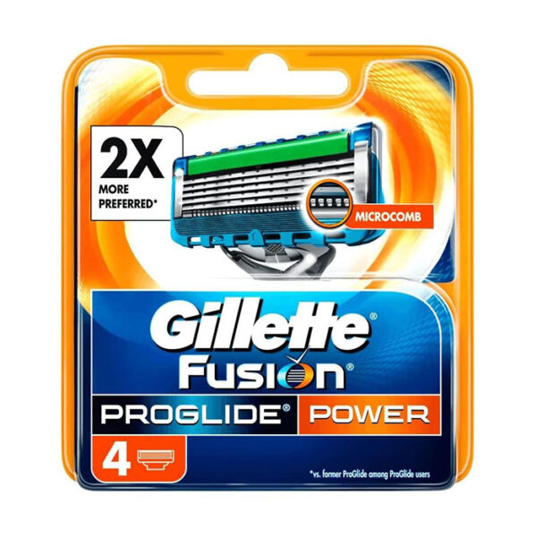 Gillette Fusion ProGlide Power 4 Testine