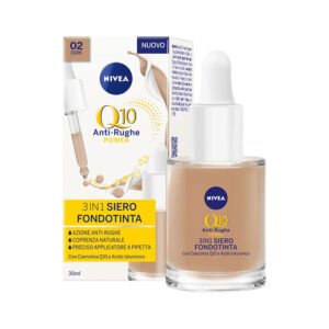 Nivea Fondotinta Siero  Q10 Power Antirughe 3in 1 -02 Dark