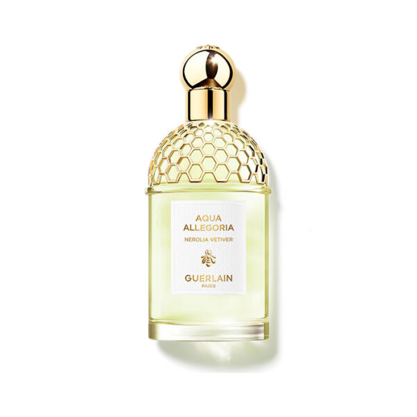 Guerlain Aqua Allegoria Nerolia Vetiver Eau de Toilette -75 ml Le note luminose e fiorite del Neroli di Calabria, sublimate da Vetiver e rinfrescate da Basilico,